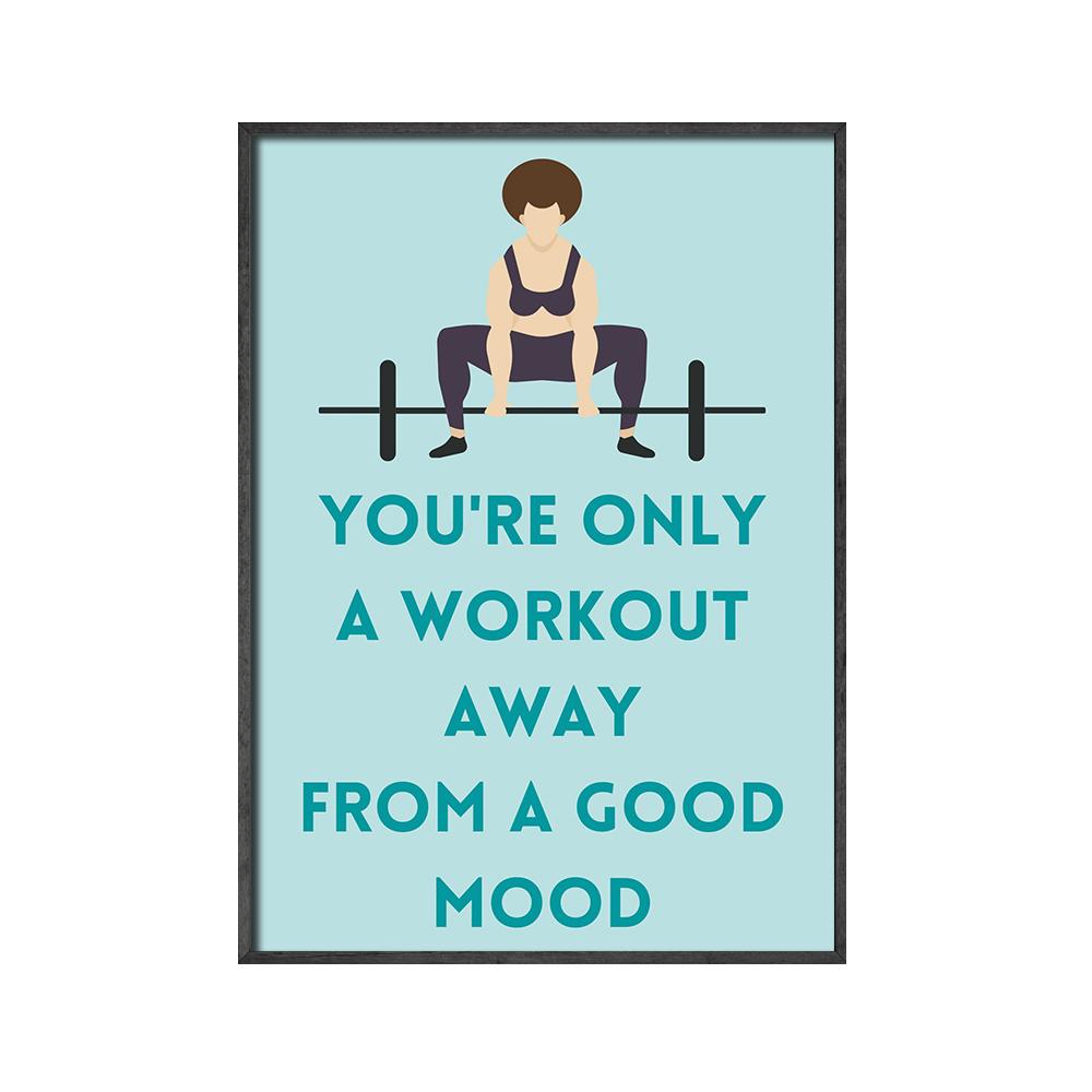 Пилатес Тренировка Графика Плакат Печать На Холсте Декор Стены Зала Йоги, Пилатес Подарок Бодибилдинг Руководство Фитнес Спортзал Картина Картина