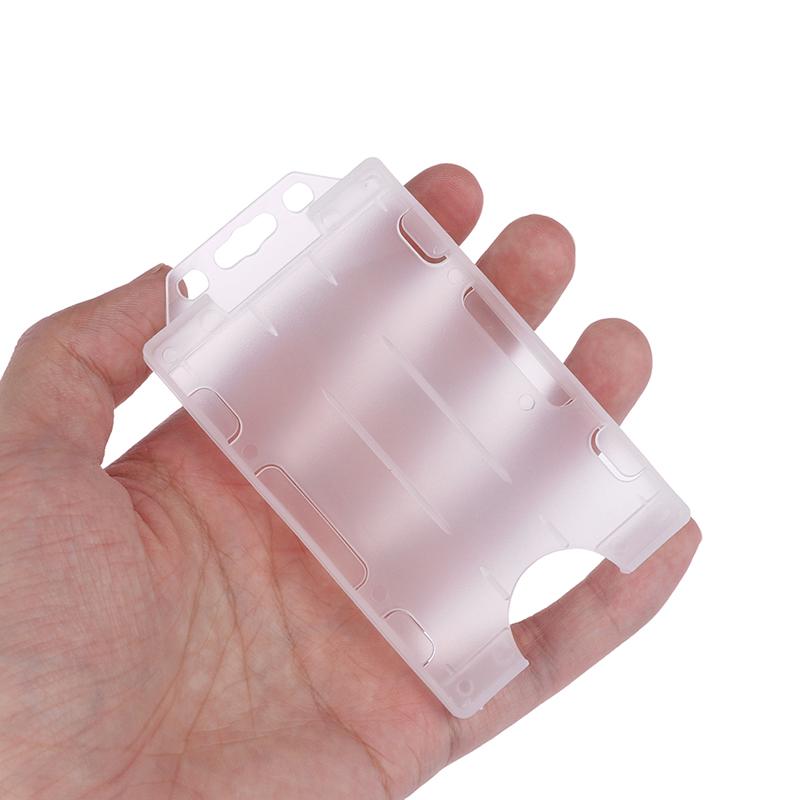 4 шт., унисекс, многофункциональный, жесткий пластиковый, двухсторонний, держатель для удостоверения личности, чехол