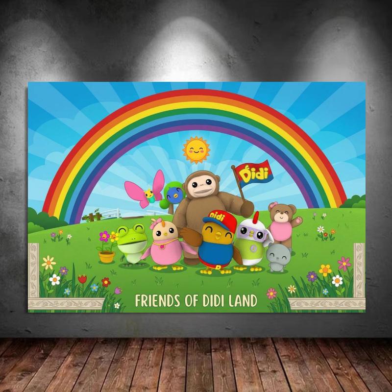 Didi and Friends 100% Round Full Drill 5D DIY Diamond Painting Embroidery Cross Stitch Rhinestone Décor