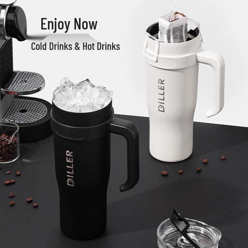 Dileber MLH9122 1200ml Dual-Drink Insulated Tumbler