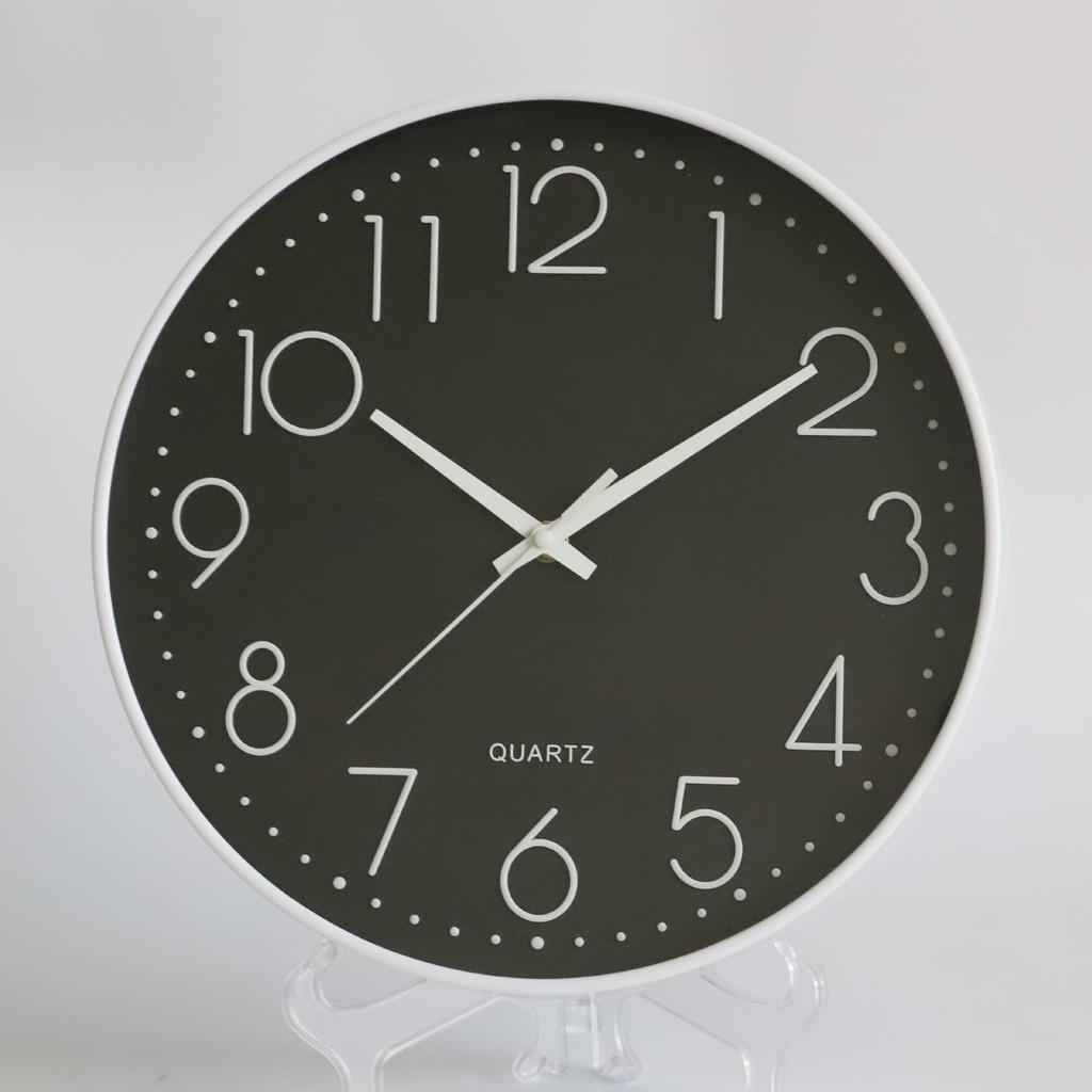 20CM Silent 3D Nordic Style Wall Clock for Living Room