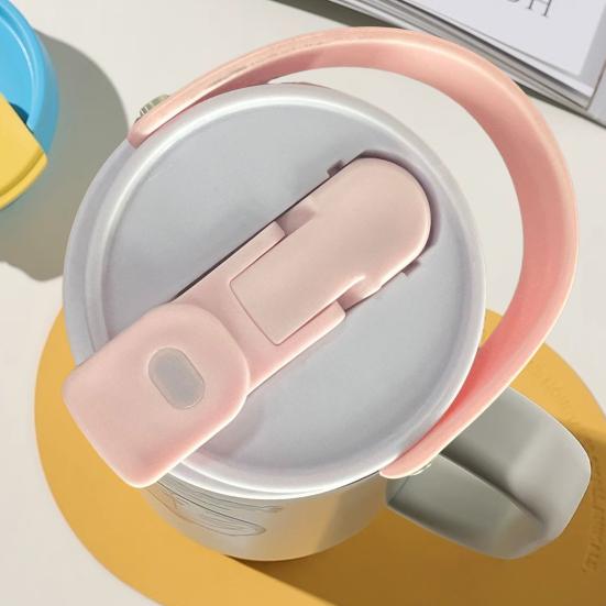 Пластиковая крышка чашки с отверстием для соломинки для стакана на 30 унций Красочная многоразовая крышка чашки с защитой от разливов Холодные напитки Крышка для кофе и воды для питьевой посуды