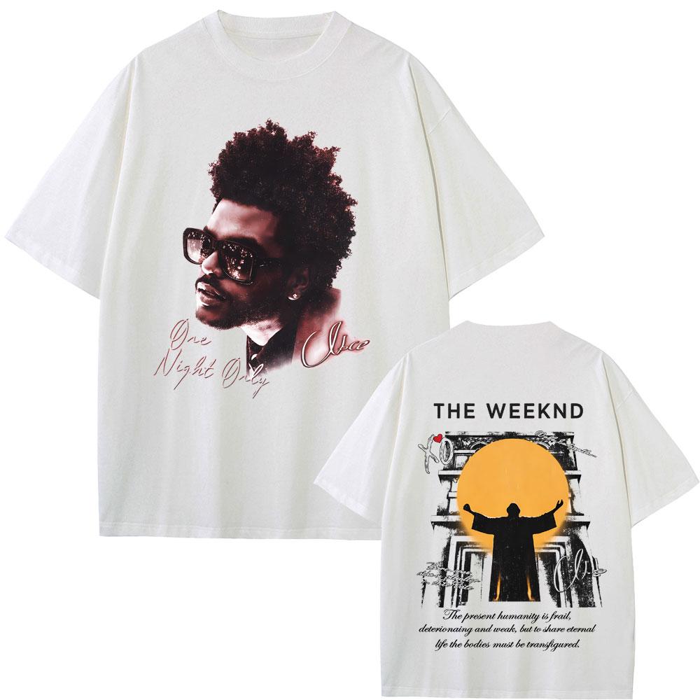 Футболка унисекс The Weeknd XO Tour 2026 Женская Хип-хоп Мода Поп-музыка Короткий рукав Унисекс Повседневная Винтажная Уличная одежда