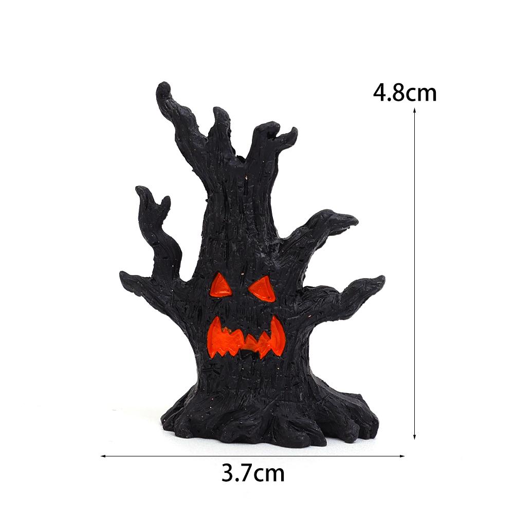 Хэллоуин Дриада Микро Ландшафтные Украшения Ужасная Атмосфера Мини Дриада Форма Смоляное Украшение для Вечеринки Хэллоуина Домашний Декор Ремесла