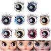 Change Makeup Doll Bear Crafts Stuffed Toys Eye Accessories Doll Eyelash 3D Eyes +Eyelash