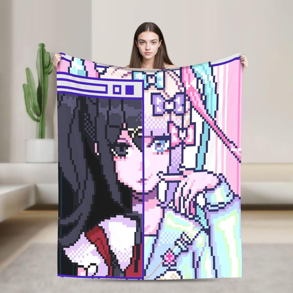 Needy Streamer Overload Kangel Flannel Blanket Winter  Soft Throw Blanket for Girls Boys Room Fashion Bedspread Sofa Bed Cover