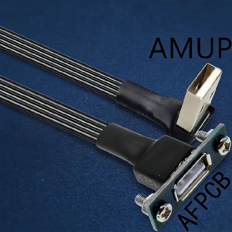 Портативный USB 2.0 удлинитель с дизайном «ушки», кабель-адаптер Male-Female, простая установка для панели и стены