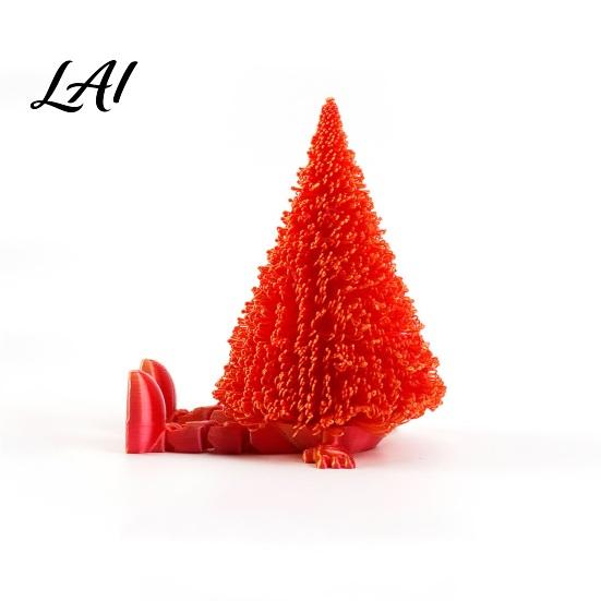 Decorative Figurine for Christmas Tree Figure Flexible Movable Joints 3D Printed Unique Creative Gifts Ornament Festive Atmosphere Figure