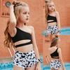 Girls Printed Swimsuit Set Children's Split Swimsuit