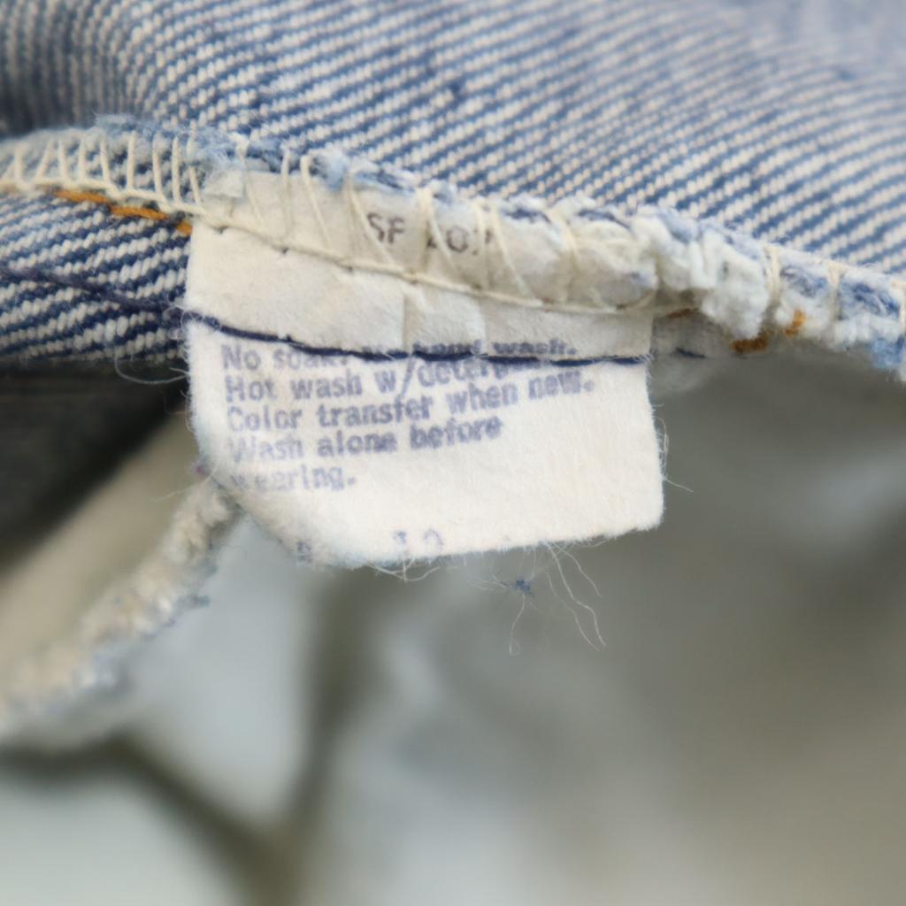 Levi's 70-е Оранжевая бирка Винтажные 646 42 Talon Клеш Джинсовые брюки Мужские Б/У