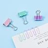 Набор скрепок для бумаги «Макарон», набор для ногтей «Глобус», цветные зажимы для переплета, офисный набор