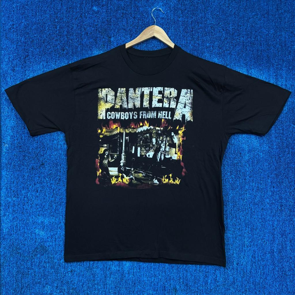 Pantera Cowboys From Hell Album Poster Groove Metal Tee XL Unisex T-Shirt
