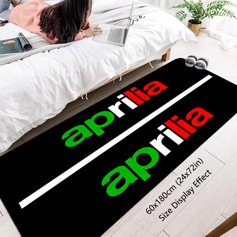 Floor Mat Non-slip Foot Rug Italy Aprilias Racing Motorcycles Hallway Carpet Kitchen Water Absorbed Rugs Bedside Mats Home Decor