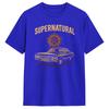 Футболка Impala Supernatural115 Ручная кладь В стиле Винчестеров Унисекс Хлопок Уникальные Футболки Круглый вырез Короткий рукав Одежда Подарок
