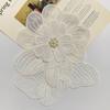 Аксессуары для одежды Нашивки с жемчужными цветами, вышитые цветочные нашивки Нашивки с вышивкой