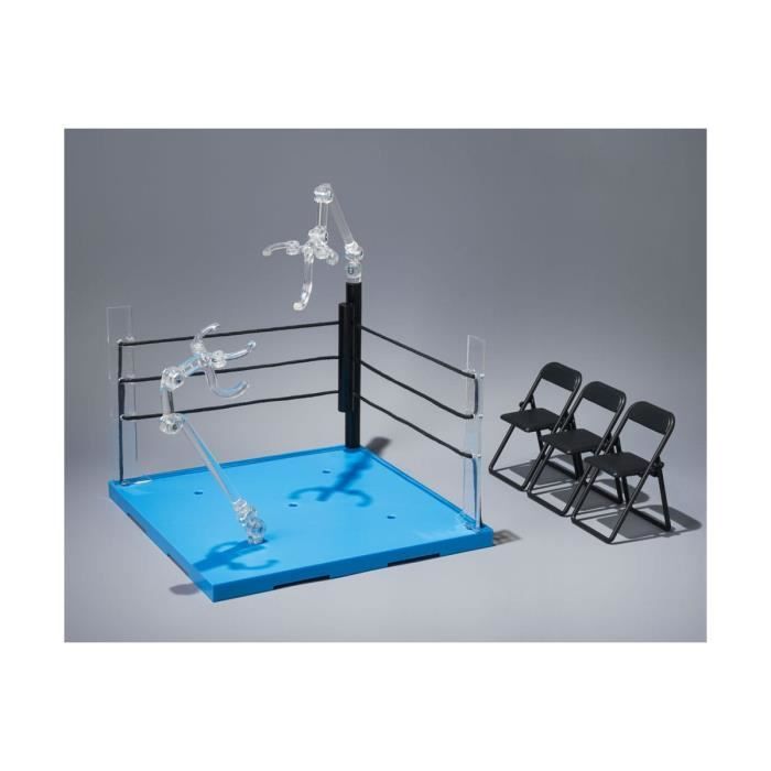 Bandai Tamashii Nations - Tamashii Stage - Accessoires pour figurine Act Ring Corner & Folding Chair Set Neutral Ver.