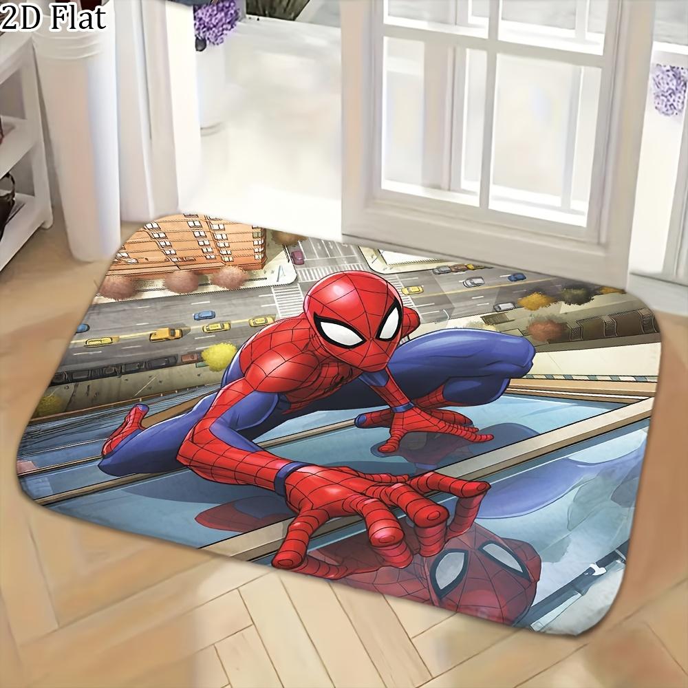 1pc Flannel Rug, Marvel Superheroes Bathroom Mat, Multiple Sizes, Multi-functional for Daily Use, Suitable for Bathroom, Entra