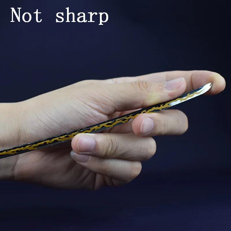 25 см металлический меч убийцы демонов Катана Танджиро меч Кимецу Но Яиба железный нож ниндзя японский катана самурайский меч детская игрушка Ainme подарок