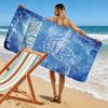 Name Custom Toronto Maple Leafs Logo Print Beach Towel, Large Soft Quick Dry Towel for Beach Camping Swimming