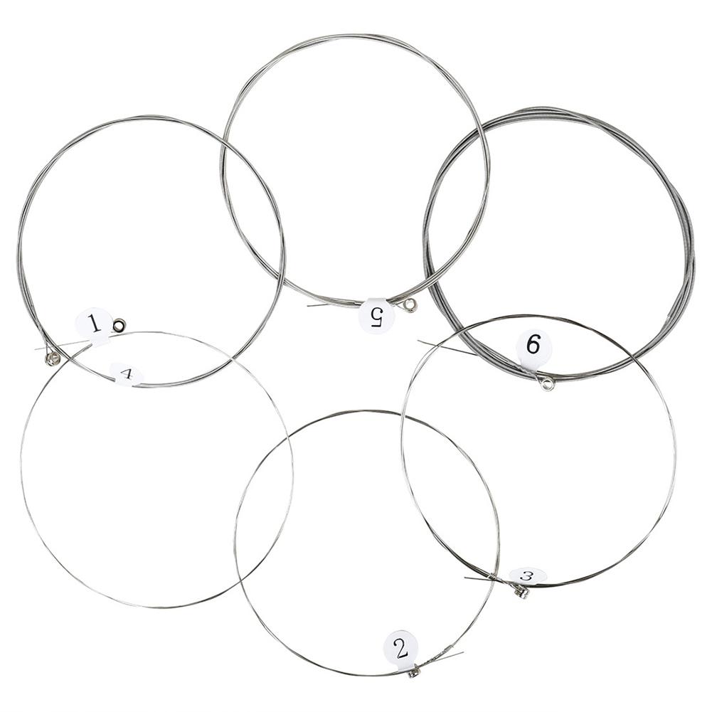Metal Electric Guitar Strings Set Hexagonal Carbon Steel 6 String Electric Guitar Accessories