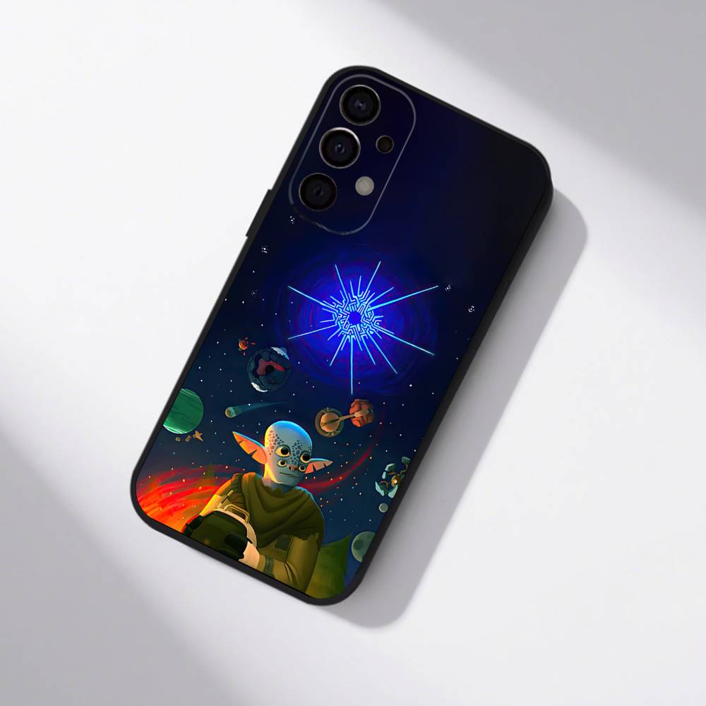 Outer Wilds Game Phone Case For Samsung S25,S24,S21,S22,S23,S30,Ultra,S20,Plus,Fe,Lite,5G Black Cover