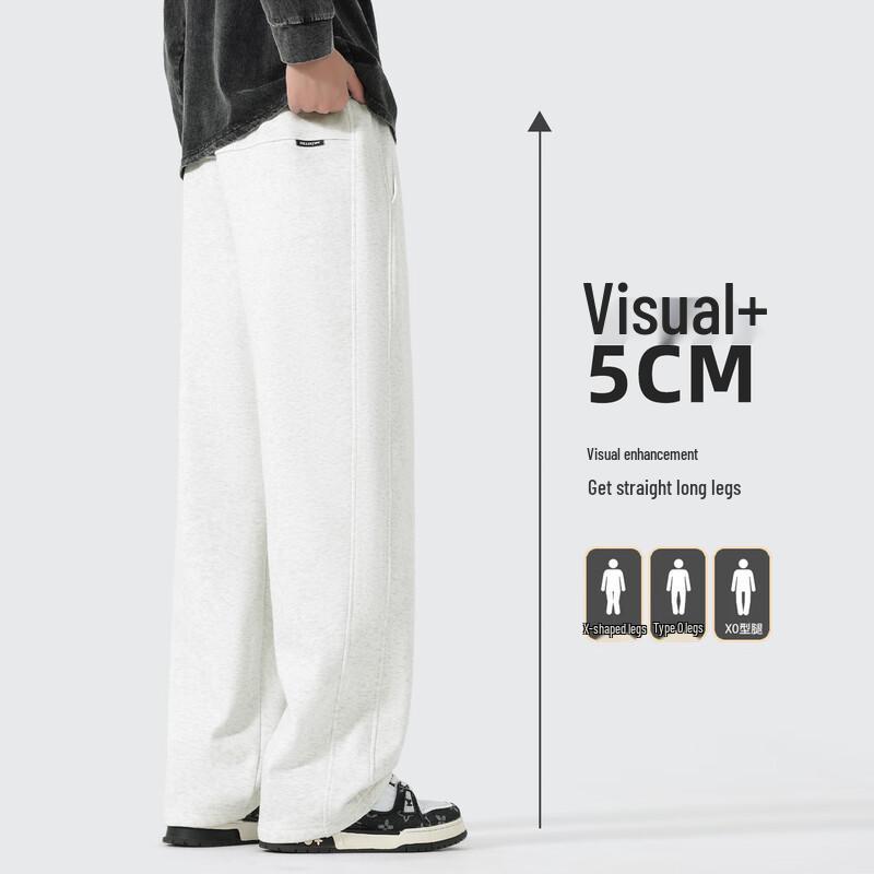 JEANSWEST LIFE Men's 2025 Straight Leg Loose Fit Casual Sweatpants