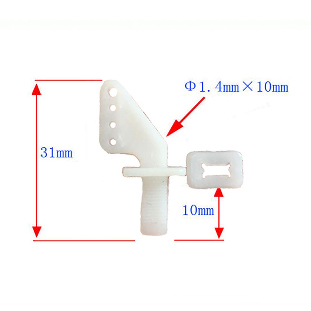 5/10Pcs Hot Nylon Four-hole Quick Adjustment Rocker RC Model Airplane KT Rudder Angle Control Horns