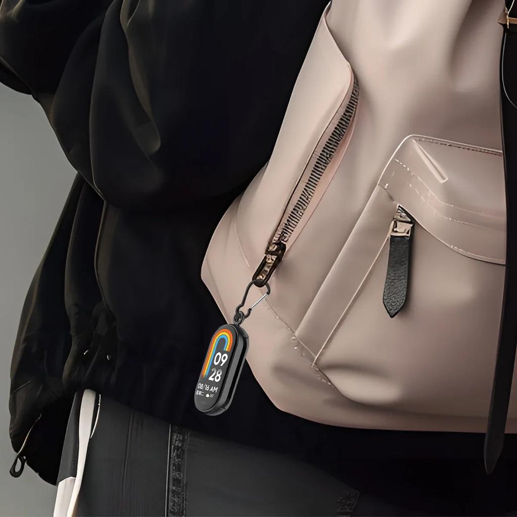 Подвеска Ожерелье Для Часов Xiaomi Mi Band 8 Подвесная Цепочка Браслет на Шею Ремешок Для mi band 9 Металлическая Цепочка из Нержавеющей Стали Застежка