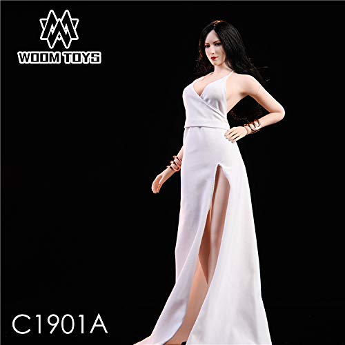 Масштабная фигурка WOOM TOYS C1901A Красивое белое вечернее платье и голова не [TOYBARJAPAN] 1/6 (тело включено)