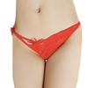 WHITE FANG Lace Sexy Lingerie for TT150 T-Back Panties, Underwear, Women, (04 Red)
