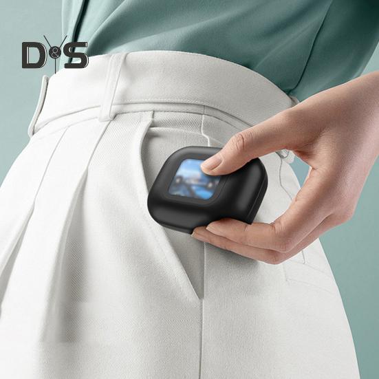 Translation Headphones with TF Card Playback Bluetooth-compatible AI Translating Earbuds 144 Languages Play Music LCD Screen-Touching Real Time