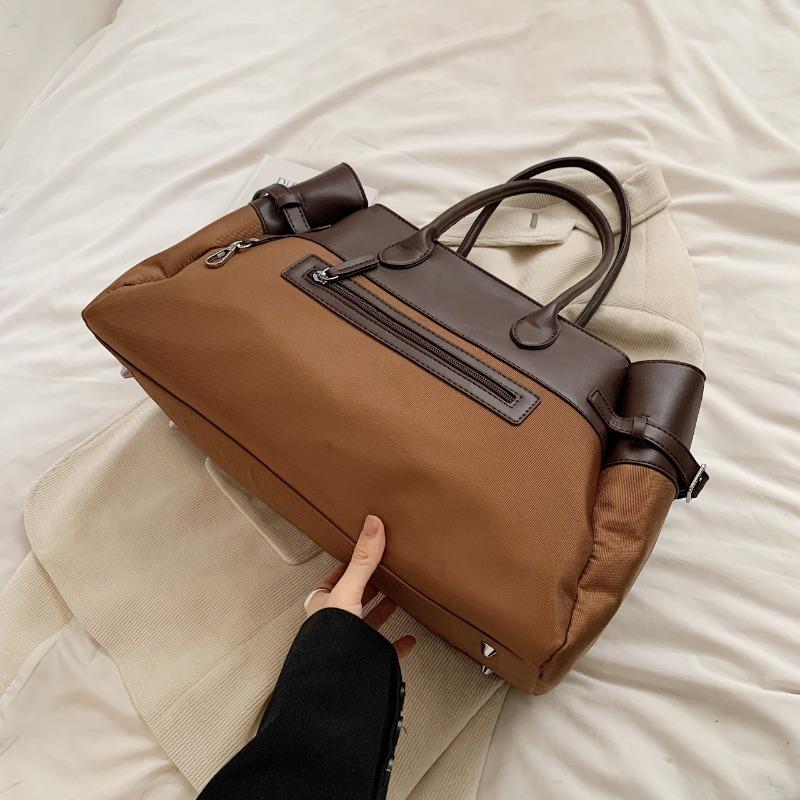 Винтажная сумка большой вместимости для женщин, новая повседневная сумка через плечо, модная портативная сумка-тоут