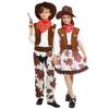 Girls Boys Cowboy Wild Western Rodeo Costume Kids Fancy Dress Outfit Cosplay