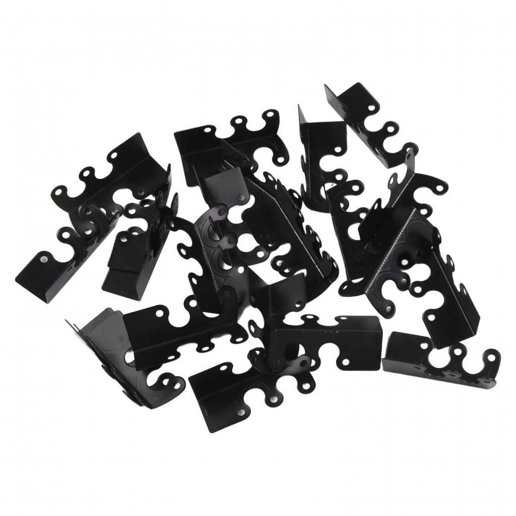 Для стильной защиты плинтуса с винтажными металлическими угловыми накладками 6 шт.