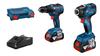 Bosch Professional Cordless Impact Driver Cordless Vibratory Driver Drill Combo Kit GDR18V200GSBN Blue (ГДР18В-200Н) + (ГСБ18В-55)