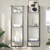 VidaXL Wall Shelf 3 Levels Sonoma Grey 30x25x100 Cm 836306