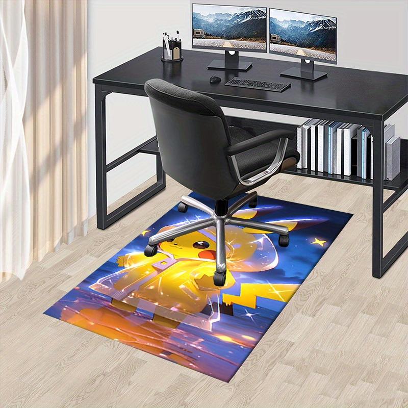 Office Carpet Pikachu Sofa Rug Chair Mat Protection Blanket