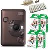 Instax Mini LiPlay Bronze Film with 40 Films and Garland (3-Piece Set)