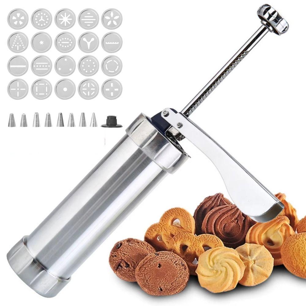 20 Cookie Discs Cookie Press Kit Simple operation Spritz Cookie Maker Kit Cake Decorating