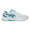 Asics Gel Dedicate 8 GS White Teal Blue Kids Sneakers 1044A077-103