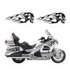 Modification Motorcycle Ornament 3D Fuel Tank Stickers Flame Skulls Decals Helmet Decration
