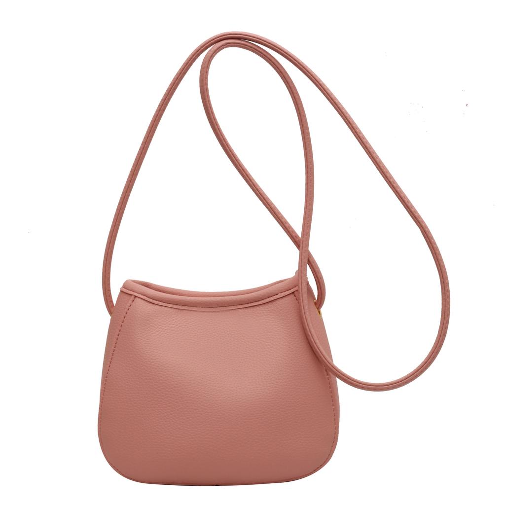 Fashion And Casual Women'S Tide French Niche High-End Texture Shoulder Messenger Bag Bucket Bag