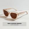 Модные солнцезащитные очки «кошачий глаз» для женщин, изготовленные вручную из ацетата, с бабочкой, для близорукости/дальнозоркости/прогрессивных солнцезащитных очков
