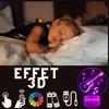 Lampe de Chevet - 3D LED - Guitare - Multicolore - Télécommande - Ambiance Unique