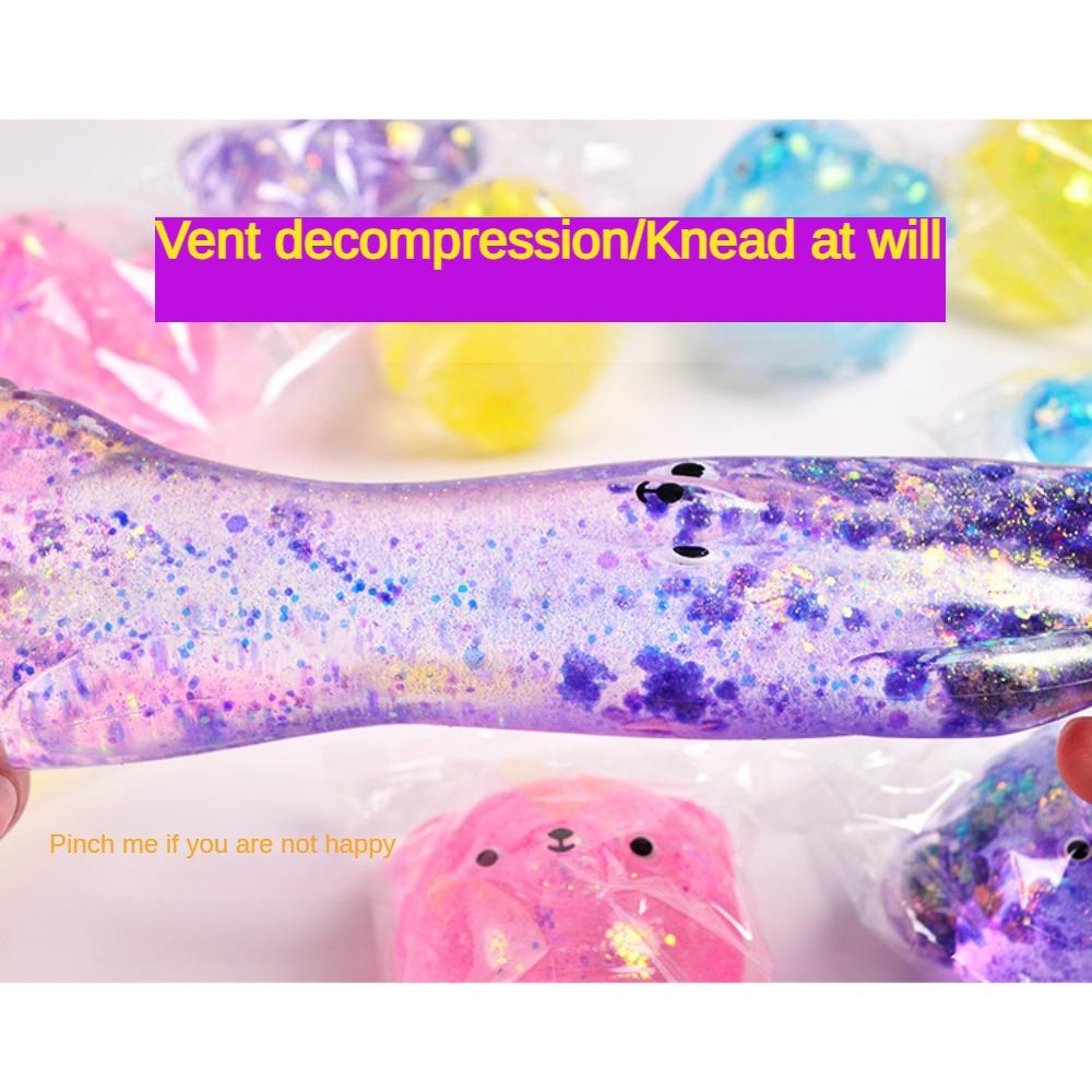 Милые мягкие игрушки-антистресс в виде медвежат, медленно поднимающиеся, игрушка для сжимания, забавный антистресс, реквизит для детей и взрослых