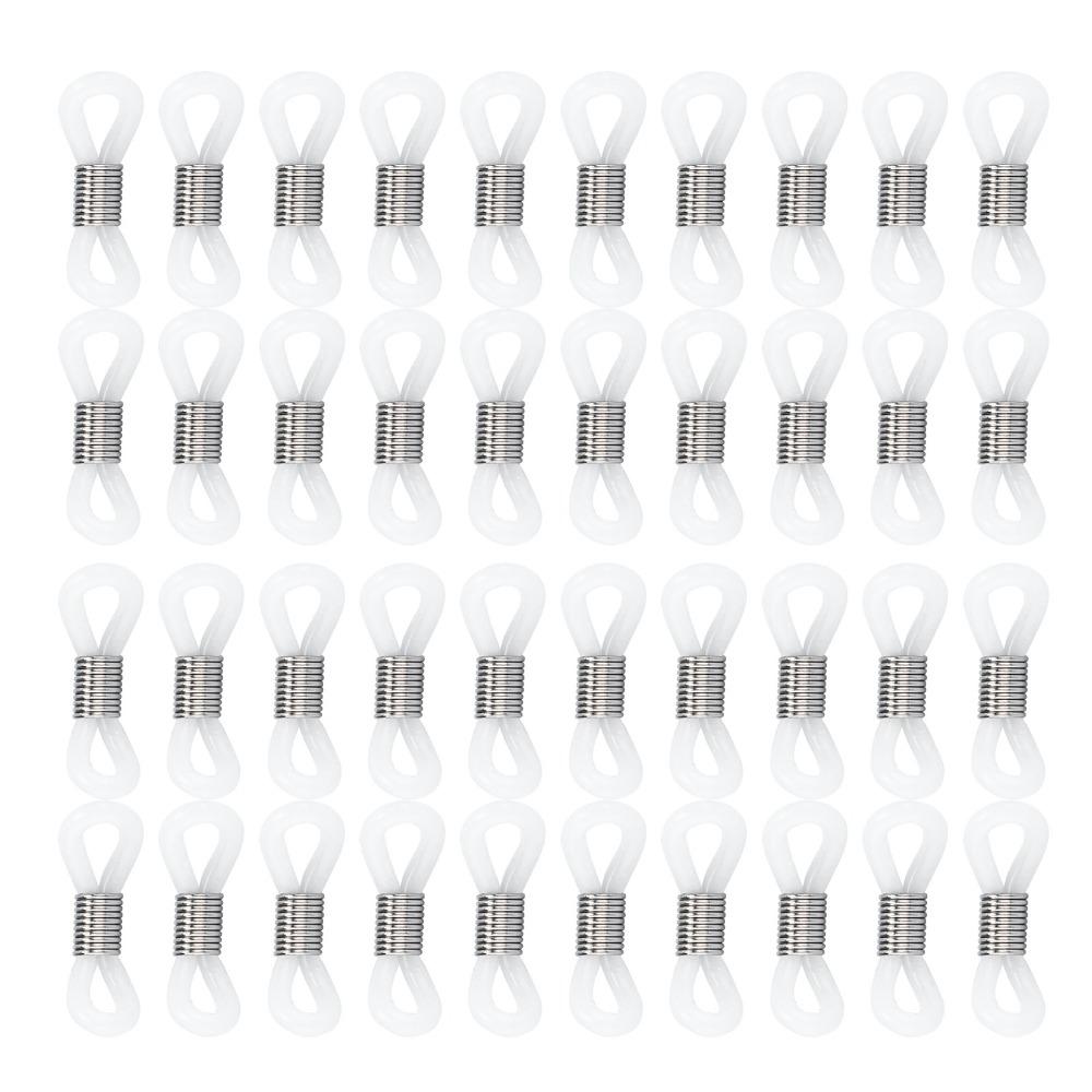 40pcs Comfortable Eyeglass Strap Holders Durable Spectacle End Connectors Eye Glasses Holders