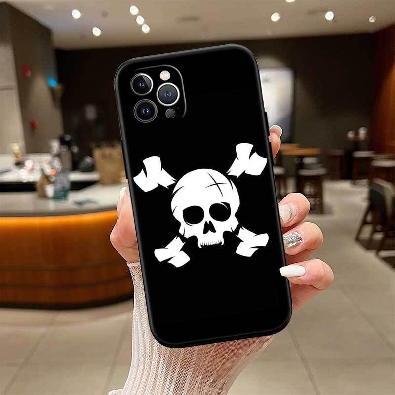 Ударопрочный чехол для телефона Скелет Жнеца Череп для iPhone 6 6s 7 8 11 12 13 14 15 16 17 16E XS Pro Max XR X SE Air