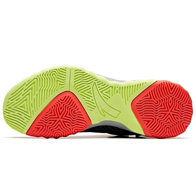 Anta Баскетбольные кроссовки Speed Battle 3 Shock Absorbation Low Top мужские серо-оранжевые 11941607-7