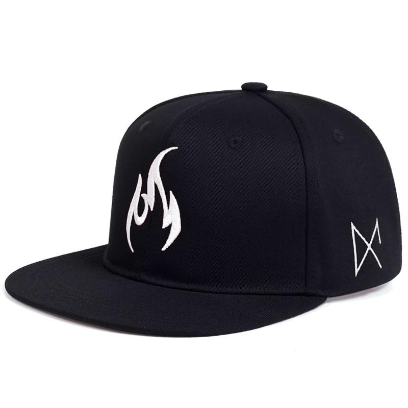 Flame Baseball Cap Adjustable Cotton Snapback Hat Men Women Fashion Hip Hop Caps Trucker Hats Sports Casual Caps