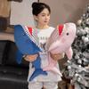 Simulation Cute Shark Doll Plush Toy Doll Girl Clips Legs and Sleeps Pillow Ornaments Gift